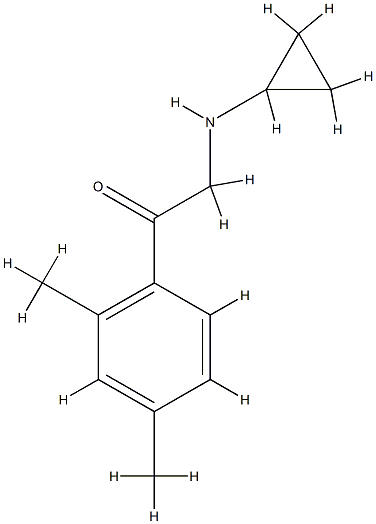Acetophenone, 2-(cyclopropylamino)-2,4-dimethyl- (8CI) CAS#: 801983-70-0