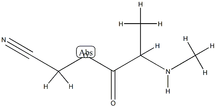 Alanine, N-methyl-, ester with glycolonitrile (7CI) CAS#: 89600-78-2