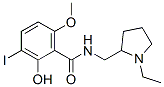 BENZAMIDE, N-[(1-ETHYL-2-PYRROLIDINYL)METHYL]-2-HYDROXY-3-IODO-6-METHOXY- CAS#: 84226-06-2