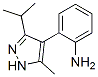 Benzenamine, 2-[5-methyl-3-(1-methylethyl)-1H-pyrazol-4-yl]- (9CI) CAS#: 806611-55-2