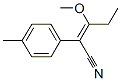 Benzeneacetonitrile, alpha-(1-methoxypropylidene)-4-methyl- (9CI) CAS#: 805235-79-4