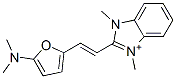Benzimidazolium,  2-[2-[5-(dimethylamino)-2-furyl]vinyl]-1,3-dimethyl-  (8CI) CAS#: 802301-71-9