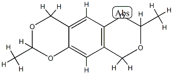 Benzo[1,2-d:4,5-d]bis[1,3]dioxin, 4,9-dihydro-2,7-dimethyl- (9CI) CAS#: 80067-73-8