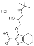 Benzo(b)thiophene-2-carboxylic acid, 4,5,6,7-tetrahydro-3-(3-((1,1-dim ethylethyl)amino)-2-hydroxypropoxy)-, hydrochloride CAS#: 85462-87-9