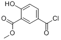 Benzoic acid, 5-(chlorocarbonyl)-2-hydroxy-, methyl ester (9CI) CAS#: 89366-33-6