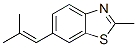 Benzothiazole, 2-methyl-6-(2-methylpropenyl)- (7CI) CAS#: 88613-64-3