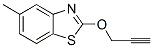 Benzothiazole, 5-methyl-2-(2-propynyloxy)- (9CI) CAS#: 81696-98-2