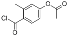 Benzoyl chloride, 4-(acetyloxy)-2-methyl- (9CI) CAS#: 84436-98-6