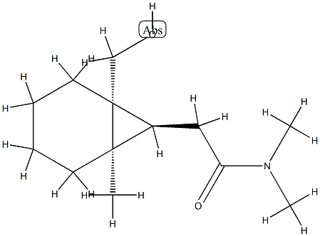 Bicyclo[4.1.0]heptane-7-acetamide, 1-(hydroxymethyl)-N,N,6-trimethyl-, (1R,6R,7S)-rel- (9CI) CAS#: 809237-28-3