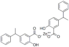 Bis[5-(1-phenylethyl)salicylic acid]zinc salt CAS#: 80172-19-6