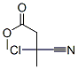Butyric acid, 3-chloro-3-cyano-, methyl ester (7CI) CAS#: 89415-74-7