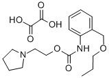 CARBANILIC ACID, o-(PROPOXYMETHYL)-, 2-(1-PYRROLIDINYL)ETHYL ESTER, OX ALATE (1:1 CAS#: 80293-72-7