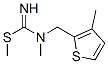 Carbamimidothioic acid, N-methyl-N-[(3-methyl-2-thienyl)methyl]-, methyl ester (9CI) CAS#: 804431-32-1
