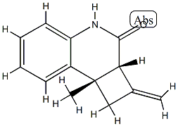 Cyclobuta[c]quinolin-3(1H)-one, 2,2a,4,8b-tetrahydro-2a,8b-dimethyl-2- methylene-, (2aR,8bR)- CAS#: 85372-39-0