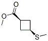 Cyclobutanecarboxylic acid, 3-(methylthio)-, methyl ester, cis- (9CI) CAS#: 89945-43-7
