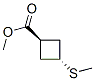 Cyclobutanecarboxylic acid, 3-(methylthio)-, methyl ester, trans- (9CI) CAS#: 89945-42-6
