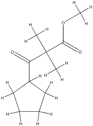 Cyclopentanepropanoic acid, -alpha-,-alpha--dimethyl--ba--oxo-, methyl ester (9CI) CAS#: 807336-34-1