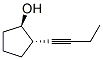 Cyclopentanol, 2-(1-butynyl)-, trans- (9CI) CAS#: 81792-45-2