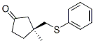 Cyclopentanone, 3-methyl-3-[(phenylthio)methyl]-, (3S)- (9CI) CAS#: 824940-64-9