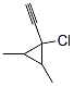 Cyclopropane, 1-chloro-1-ethynyl-2,3-dimethyl- (9CI) CAS#: 80631-44-3