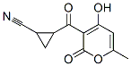 Cyclopropanecarbonitrile, 2-[(4-hydroxy-6-methyl-2-oxo-2H-pyran-3-yl)carbonyl]- (9CI) CAS#: 823792-63-8