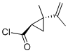 Cyclopropanecarbonyl chloride, 2-methyl-2-(1-methylethenyl)-, trans- (9CI) CAS#: 86133-44-0