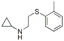 Cyclopropylamine, N-[2-(o-tolylthio)ethyl]- (8CI) CAS#: 802554-38-7