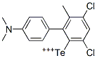 Dichloro[4-(dimethylamino)phenyl](m-tolyl)tellurium(IV) CAS#: 84438-47-1