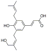 (E)-3-[4-hydroxy-3-[(Z)-4-hydroxy-3-methyl-but-2-enyl]-5-(3-methylbut- 2-enyl)phenyl]prop-2-enoic acid CAS#: 85819-51-8