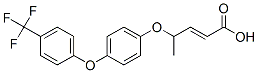 (E)-(+-)-4-(4-(4-(trifluoromethyl)phenoxy)phenoxy)-2-pentenoic acid CAS#: 81416-44-6