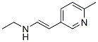 (E)-N-ethyl-2-(6-methyl-3-pyridyl)vinylamine CAS#: 84145-42-6