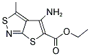 ETHYL 4-AMINO-3-METHYLTHIENO[2,3-C]ISOTHIAZOLE-5-CARBOXYLATE CAS#: 82000-54-2