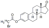 Estra-1,3,5(10)-trien-17-one, 3-((bromoacetyl-2-14C)oxy)- CAS#: 81949-03-3
