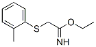 Ethanimidic acid, 2-[(2-methylphenyl)thio]-, ethyl ester (9CI) CAS#: 806635-91-6