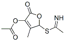 Ethanimidothioic acid, 4-(acetyloxy)-2,5-dihydro-3-methyl-5-oxo-2-furanyl ester (9CI) CAS#: 805180-28-3