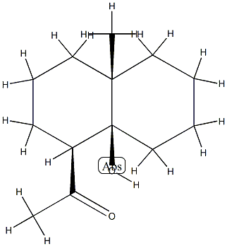 Ethanone, 1-[(1R,4aR,8aR)-decahydro-8a-hydroxy-4a-methyl-1-naphthalenyl]-, rel- (9CI) CAS#: 805319-35-1