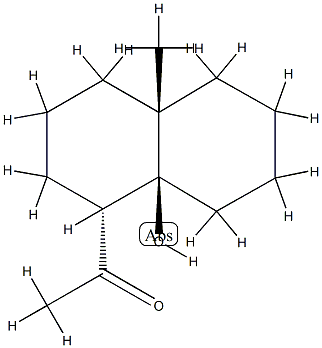 Ethanone, 1-[(1R,4aS,8aS)-decahydro-8a-hydroxy-4a-methyl-1-naphthalenyl]-, rel- (9CI) CAS#: 805319-52-2