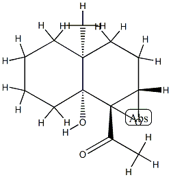 Ethanone, 1-[(1aR,3aR,7aS,7bR)-octahydro-7a-hydroxy-3a-methylnaphth[1,2-b]oxiren-7b(1aH)-yl]-, rel- (9CI) CAS#: 805319-46-4