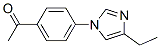 Ethanone, 1-[4-(4-ethyl-1H-imidazol-1-yl)phenyl]- (9CI) CAS#: 810662-39-6
