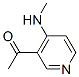 Ethanone, 1-[4-(methylamino)-3-pyridinyl]- (9CI) CAS#: 84575-46-2