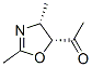 Ethanone, 1-(4,5-dihydro-2,4-dimethyl-5-oxazolyl)-, cis- (9CI) CAS#: 83750-10-1