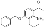 Ethanone,1-[2-amino-4-(phenylmethoxy)-3-propylphenyl]- CAS#: 87472-99-9