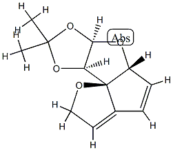 Furo[2,3:1,5]cyclopenta[1,2:4,5]furo[2,3-d][1,3]dioxole,2,5a,6a,9a-tetrahydro-8,8-dimethyl-,(5aR,6aR,9aR,9bR)-(9CI) CAS#: 807654-94-0