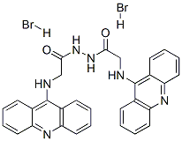 Glycine, N-9-acridinyl-, 2-((9-acridinylamino)acetyl)hydrazide, dihydr obromide CAS#: 82906-12-5