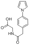 Glycine, N-((p-(1-pyrrolyl)phenyl)acetyl)- CAS#: 85209-65-0