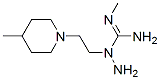 Guanidine, 1-amino-2-methyl-1-[2-(4-methylpiperidino)ethyl]- (8CI) CAS#: 801157-95-9