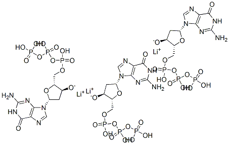 Guanosine 5'-(tetrahydrogen triphosphate), 2'-deoxy-, trilithium salt CAS#: 85737-05-9