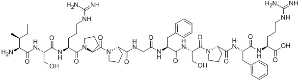 ILE-SER-ARG-PRO-PRO-GLY-PHE-SER-PRO-PHE-ARG CAS#: 86030-63-9