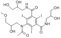 IODIXANOL  RELATED COMPOUND D  (50 MG)  (5-[ACETYL(2-HYDROXY-3-METHYLPROPYL)AMINO]-N,N'-BIS(2,3-DIHYDROXYPROPYL)2,4,6-TRIIODO-1,3-BENZE-NEDICARBOXAMIDE) CAS#: 89797-00-2