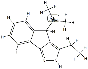 Indeno[1,2-c]pyrazol-4-amine, 3-ethyl-1,4-dihydro-N,N-dimethyl- (9CI) CAS#: 805197-73-3